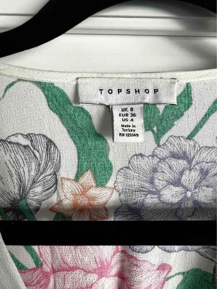 Top Shop Floral Button Up Dress (4) - photo 3