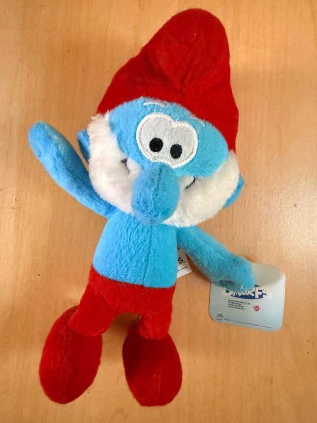Nanco The Smurfs Papa Smurf Plush Toy