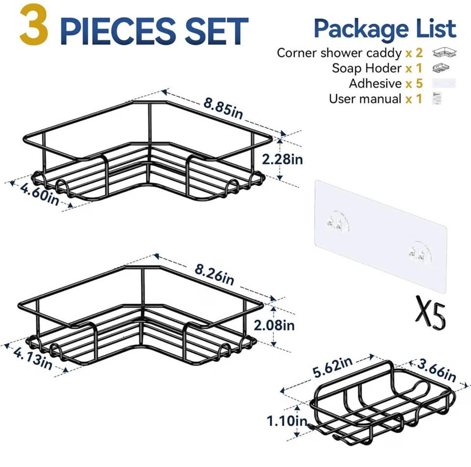 Corner & Wall Shower Caddy - photo 3