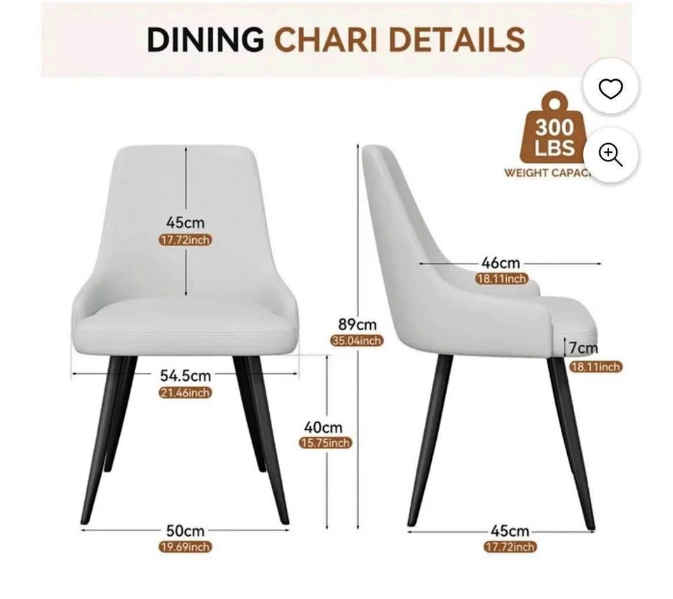 Dining chair (set of 2) - Brand new