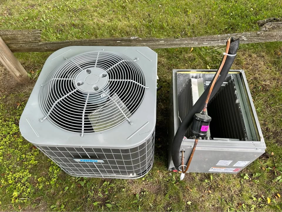 KeepRite Central Air Conditioning Unit and Evaporator Coil - photo 2