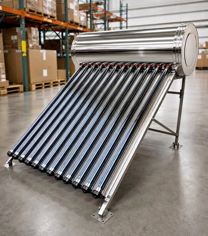 BRAND NEW: SOLAR HOT WATER HEATER - EVACUATED TUBE, STAINLESS ST