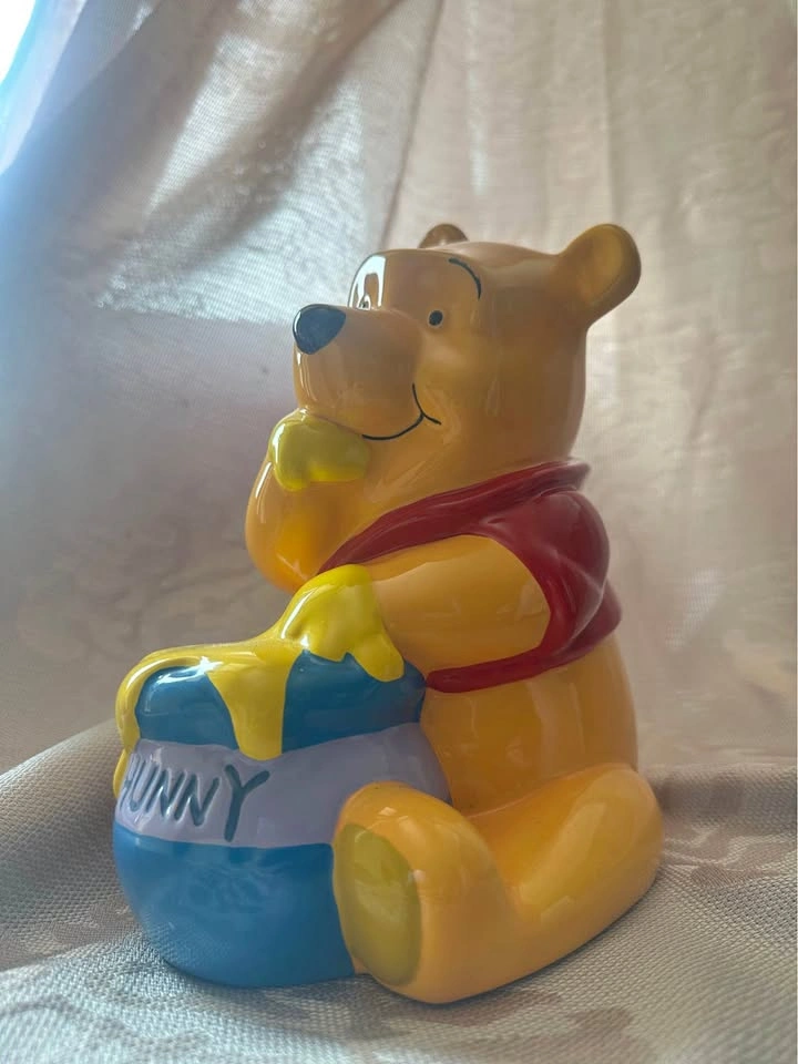 Vintage Disney Winnie the Pooh Ceramic Piggy Bank