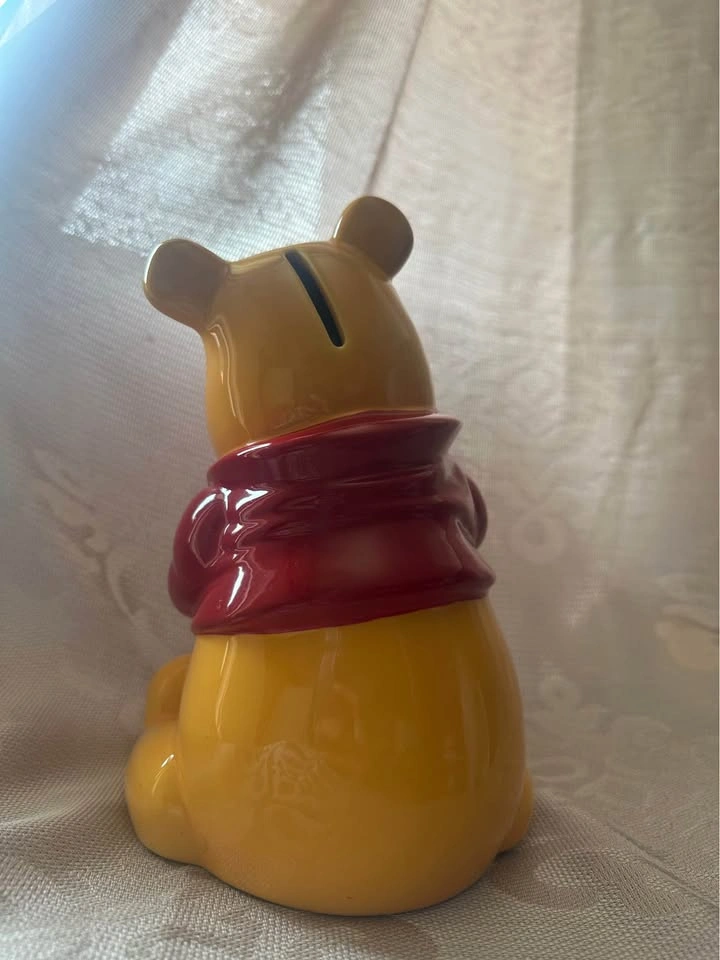 Vintage Disney Winnie the Pooh Ceramic Piggy Bank - photo 2