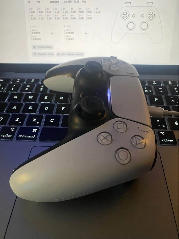 PS5 DualSense Controller White - Perfect Condition - photo 3