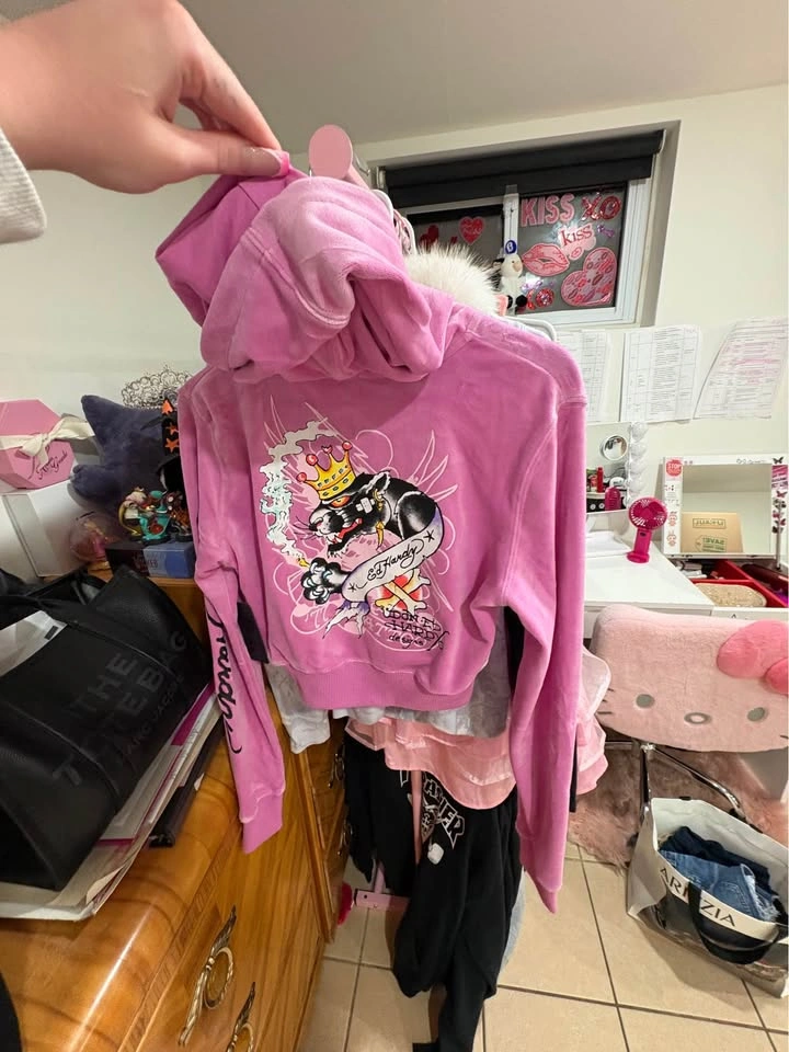 Ed hardy zip up hoodie - photo 2