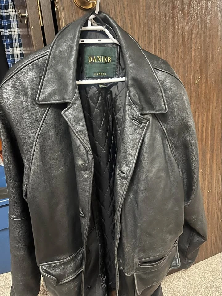 Heavy Leather Jacket Men