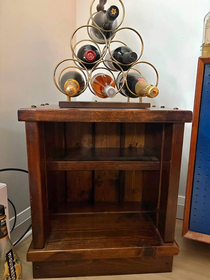 Rustic Wood Side Table