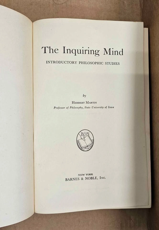 Vintage 1947 Hardcover "The Inquiring Mind" by Herbert Martin - photo 2
