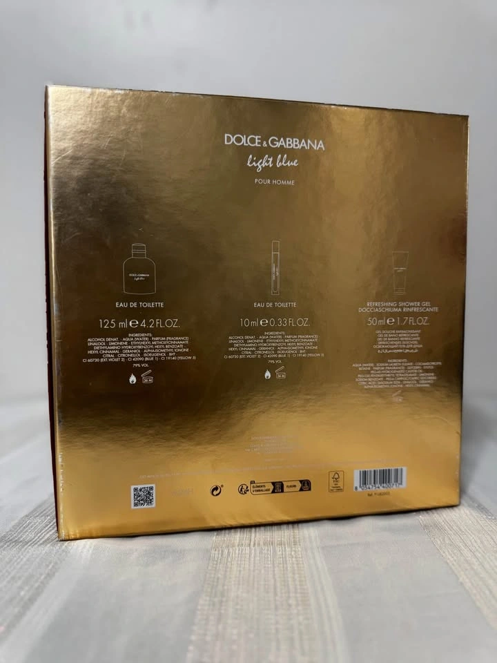 D&G Light Blue Pour Homme 125ml Perfume Gift Set - photo 3