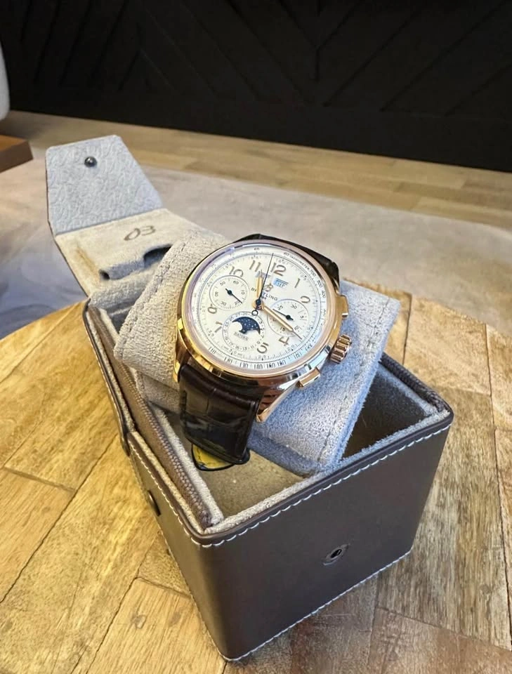 BREITLING PREMIER B25 DATORA 42 ROSE GOLD WATCH - photo 2