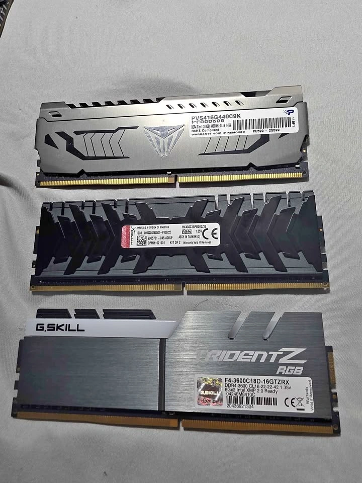 Ddr4 ram one stick x3