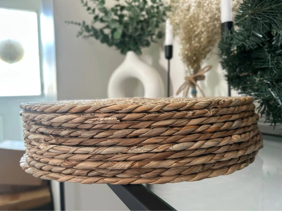 Set of 10 Rattan Placemats - photo 4