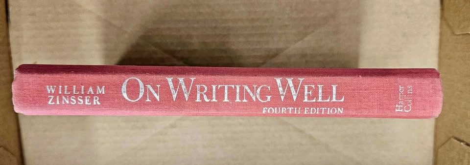 Classic Hardcover "On Writing Well" by William Zinsser - 4th Edi
