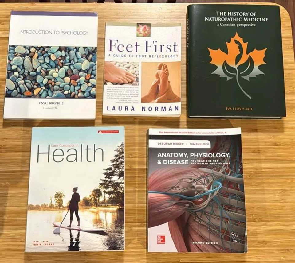 Health books, textbooks for sale (prices below)
