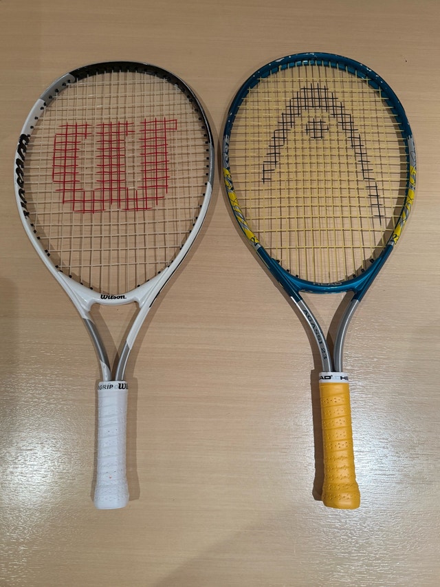 Wilson and Head Agassi 23 Junior Tennis Rackets Racquets