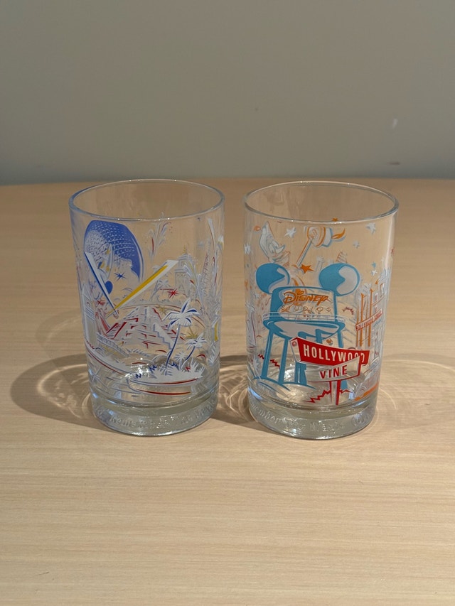 Disney World 25th Anniversary Remember the Magic Glass Tumblers - photo 4