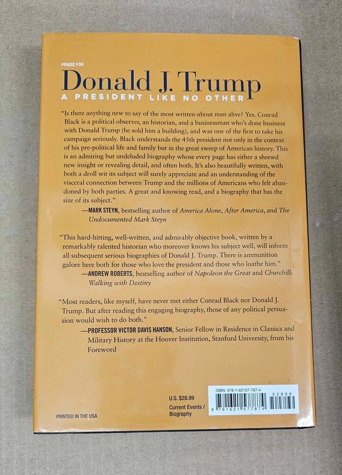 Brand New "Donald J. Trump: A President Like No Other" Hardcover - photo 2
