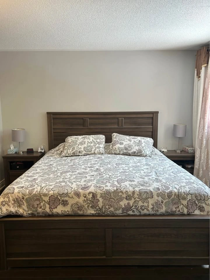 5-Piece Modern Wood Bedroom Set - King Size - photo 5