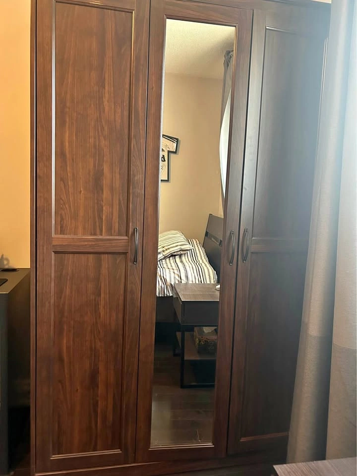 IKEA 3-Door Mirrored Wardrobe