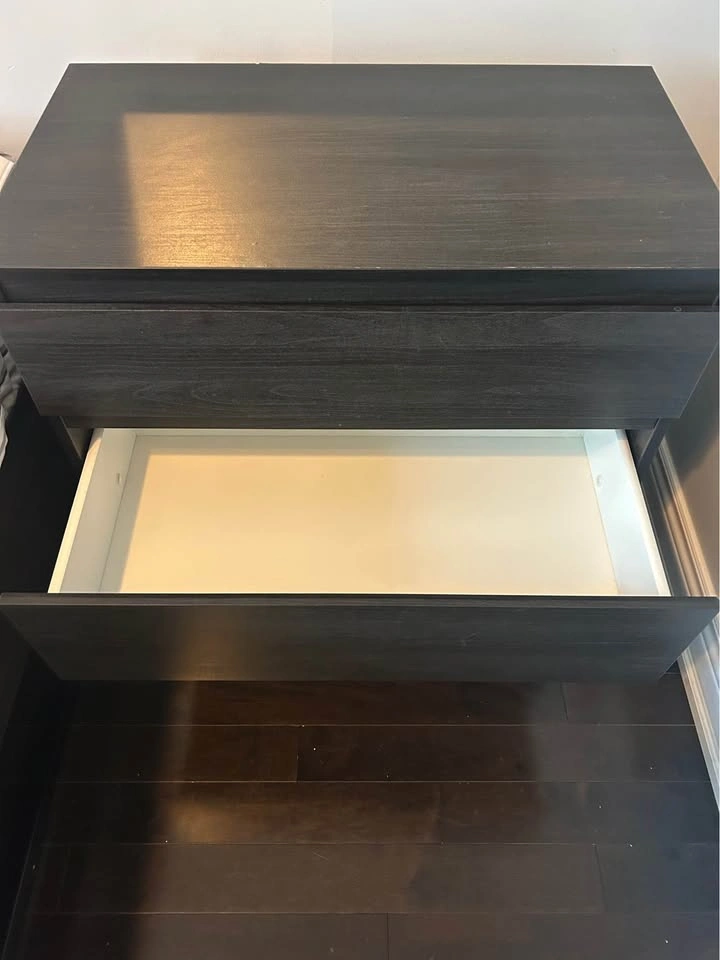 IKEA MALM 3-Drawer Chest with Mirror - photo 2