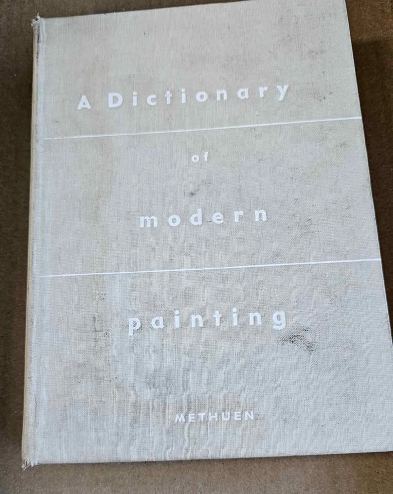 1964 Vintage "A Dictionary of Modern Painting" Hardcover (Methue