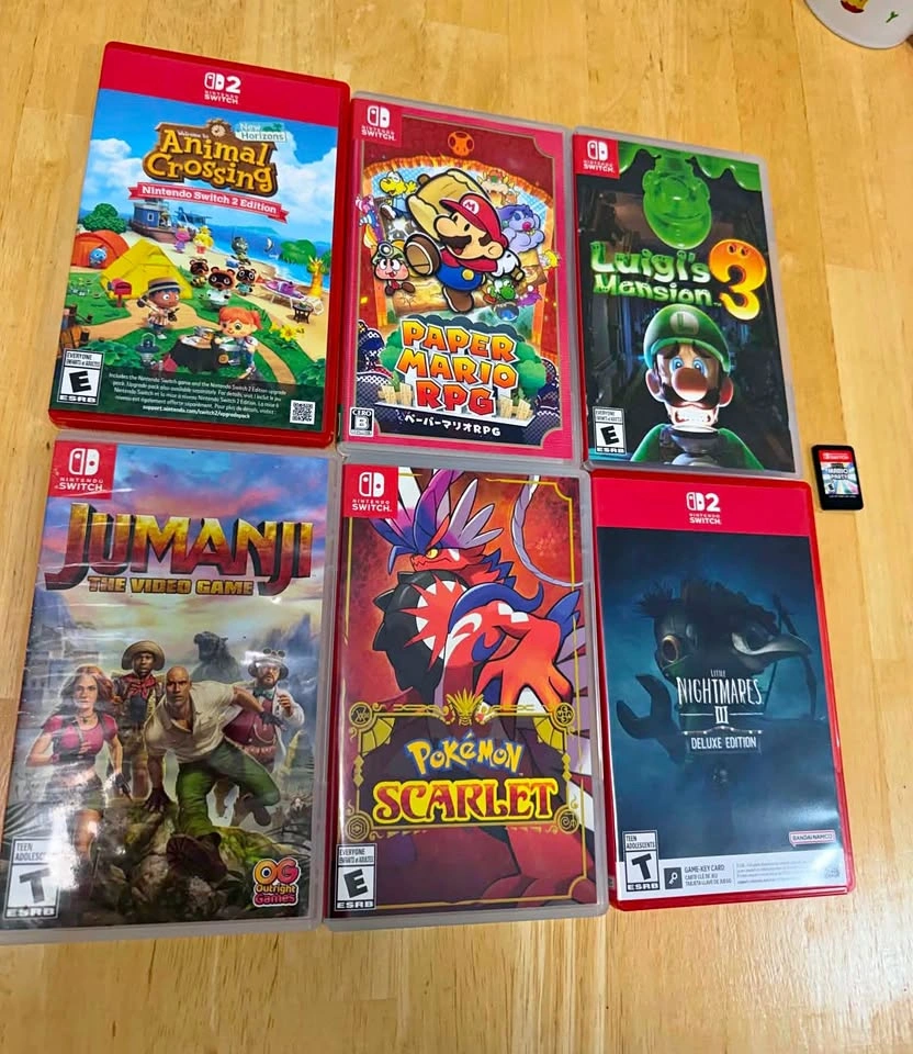 Nintendo Switch Games: Animal Crossing, Pokemon, Mario, Luigi