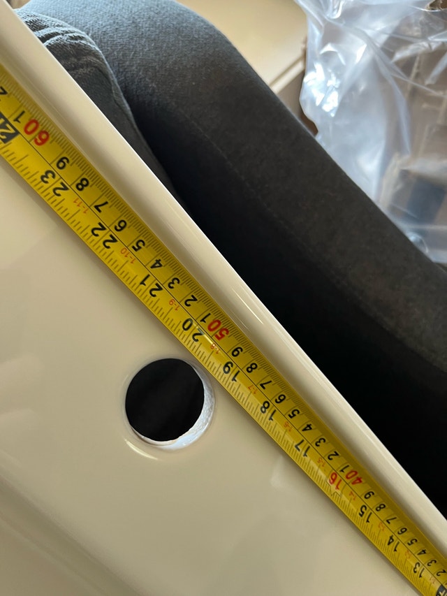 32” Duravit Bathroom Sink Offset Left - photo 5