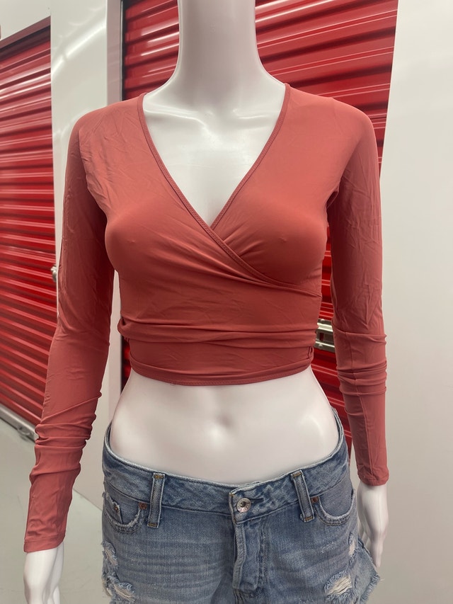 Wilfred Wrap Crop Top - photo 2