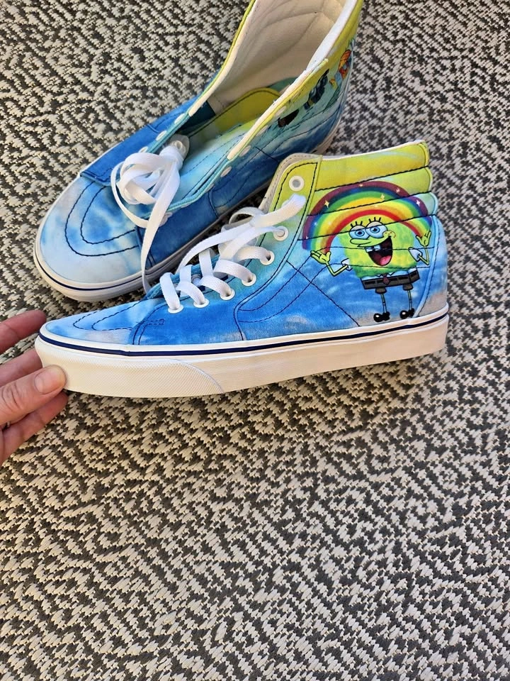 Vans x SpongeBob Sk8-Hi Imaginaaation Rainbow Men's 8.5