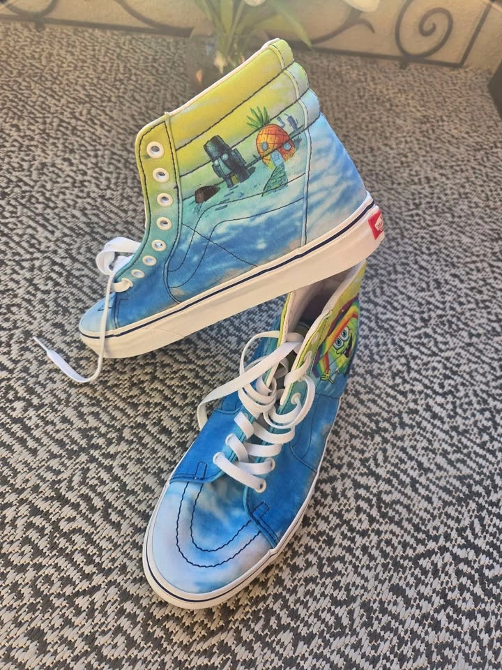 Vans x SpongeBob Sk8-Hi Imaginaaation Rainbow Men's 8.5 - photo 3