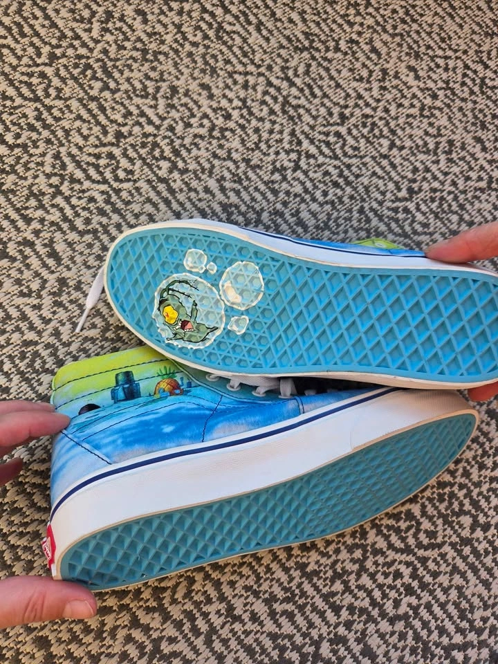 Vans x SpongeBob Sk8-Hi Imaginaaation Rainbow Men's 8.5 - photo 4