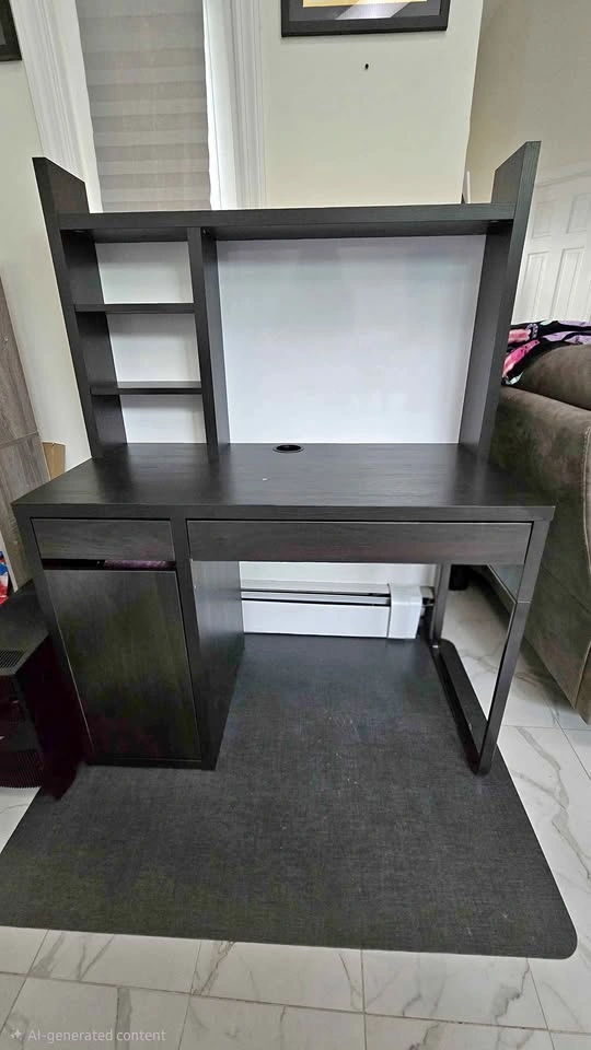 IKEA MICKE Desk with Add-on Unit