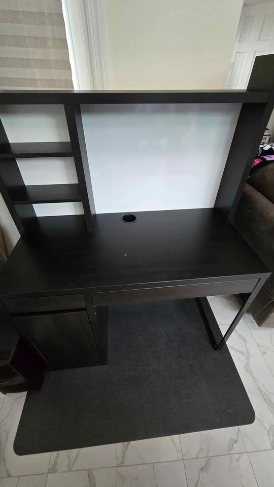 IKEA MICKE Desk with Add-on Unit - photo 3