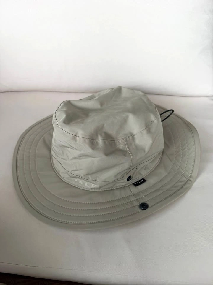 Tilley Performance Wide Brim Sun Hat XL Beige UPF Outdoor Hiking