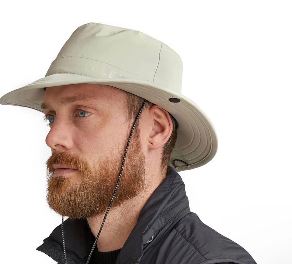 Tilley Performance Wide Brim Sun Hat XL Beige UPF Outdoor Hiking - photo 5