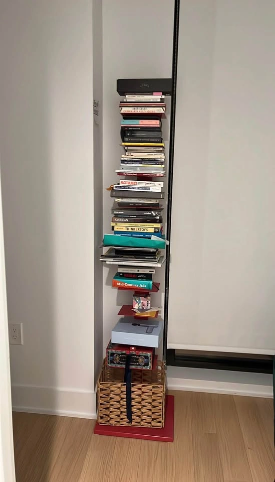 Southern Enterprises Spine Tower Shelf - Red - photo 3