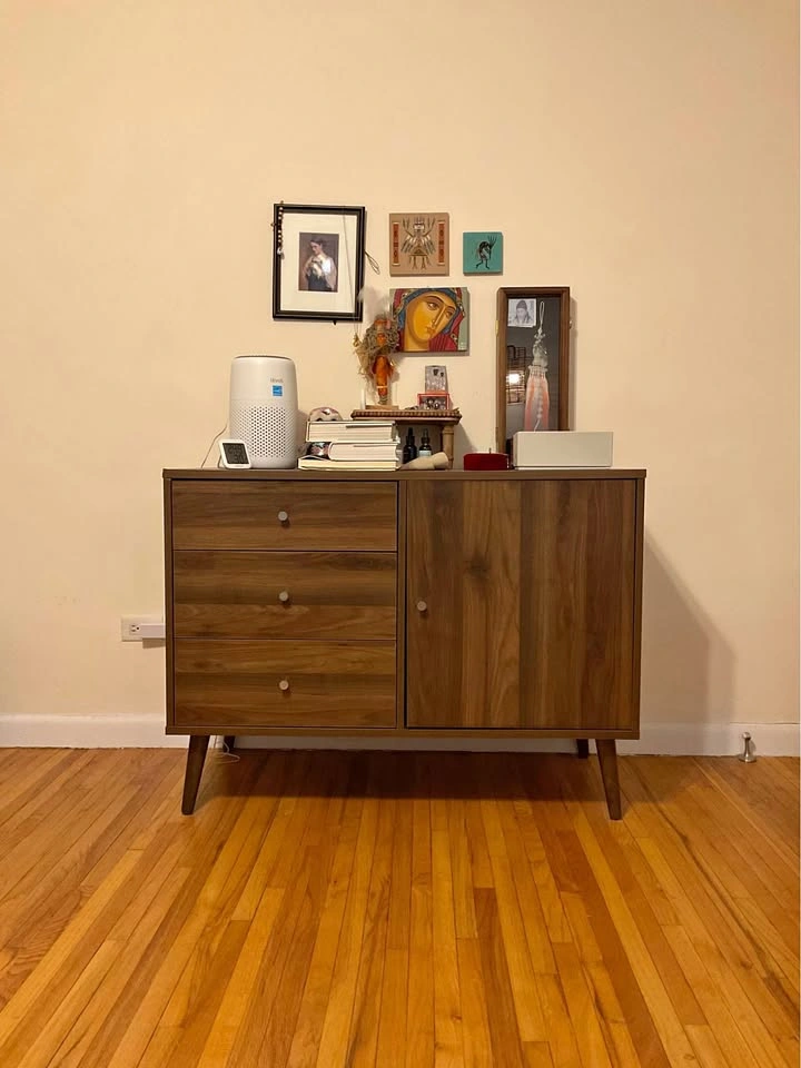 40” Wide Mid Century Modern Dining Room Sideboard Buffet
