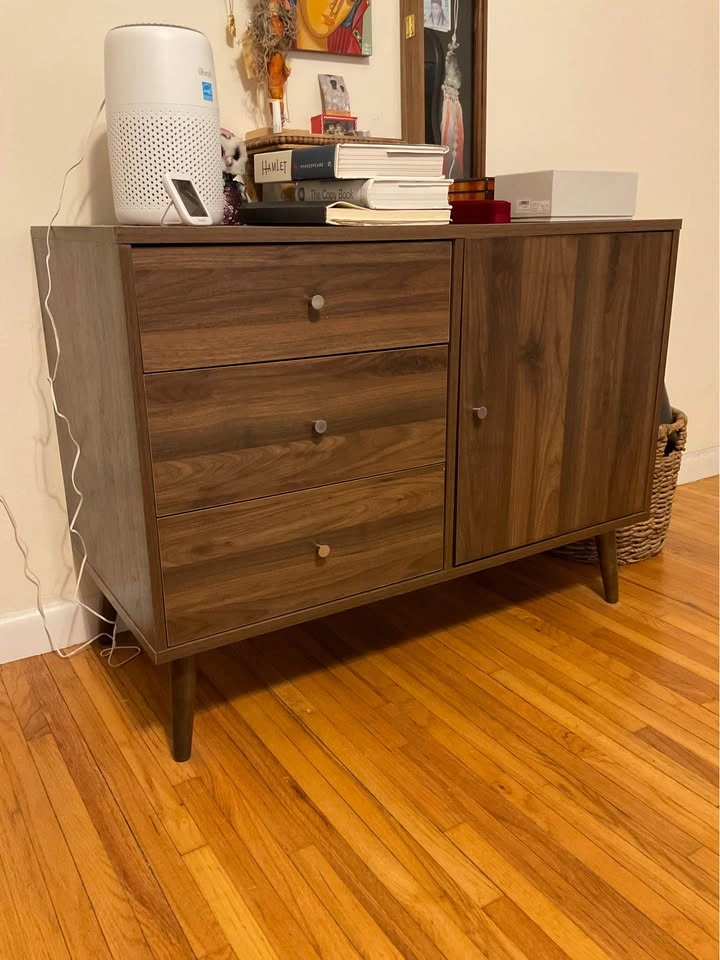 40” Wide Mid Century Modern Dining Room Sideboard Buffet - photo 5