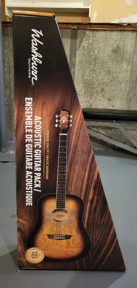 MOVING SALE: Barely Used Complete Washburn Acoustic Guitar Pack - photo 2