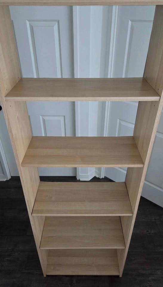 Light Wood Bookshelf - Shallow (9.5" deep) - photo 2