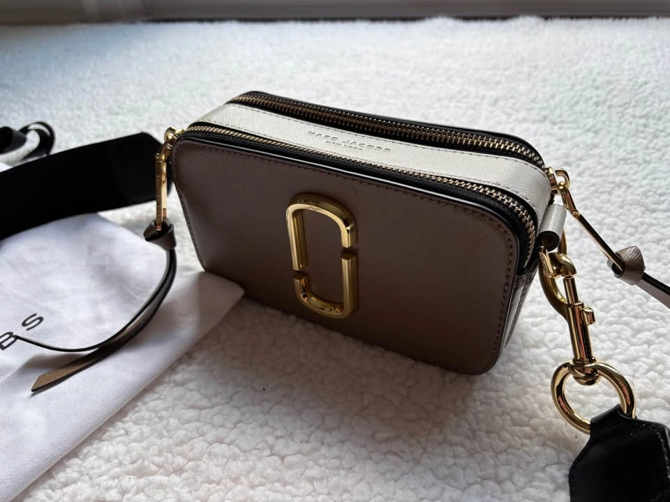 Marc Jacobs Taupe/Cream Snapshot Crossbody Camera Bag - photo 5
