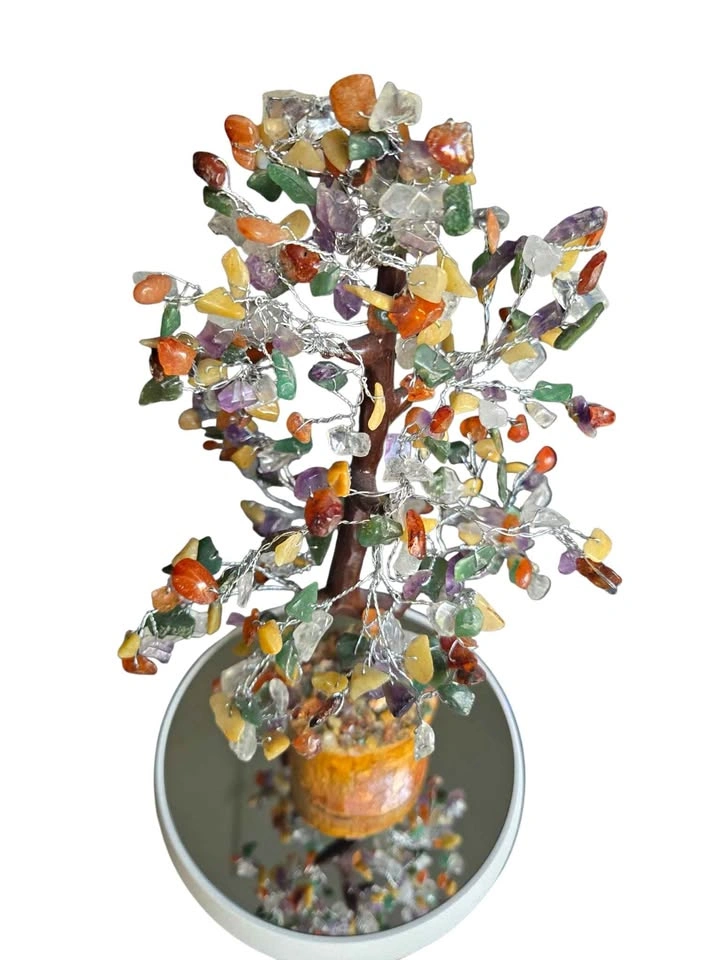 Energy Balancing Gem Tree – Handmade Crystal Bonsai
