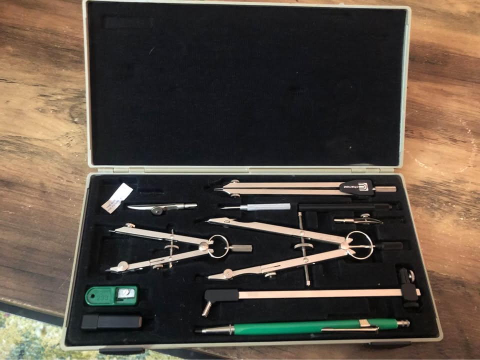 Vintage Charvoz Drafting Set - photo 2