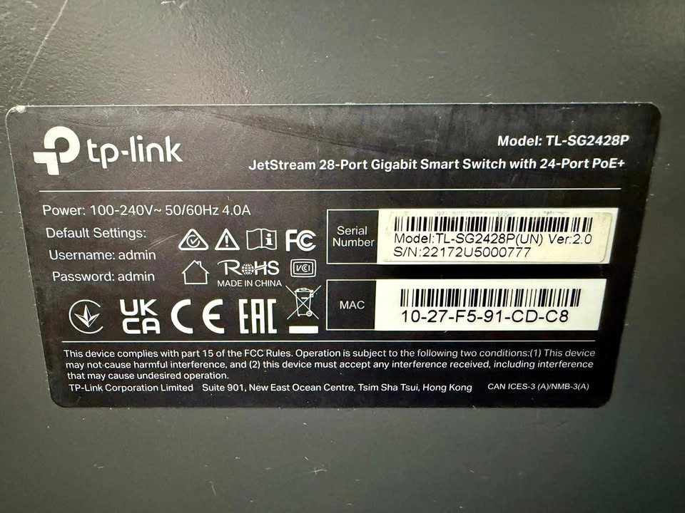 TP-Link JetStream TL-SG2428P (24-Port Gigabit Smart Managed PoE+ - photo 2