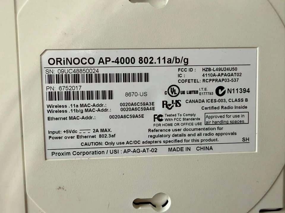 Proxim Orinoco AP-4000 - photo 2
