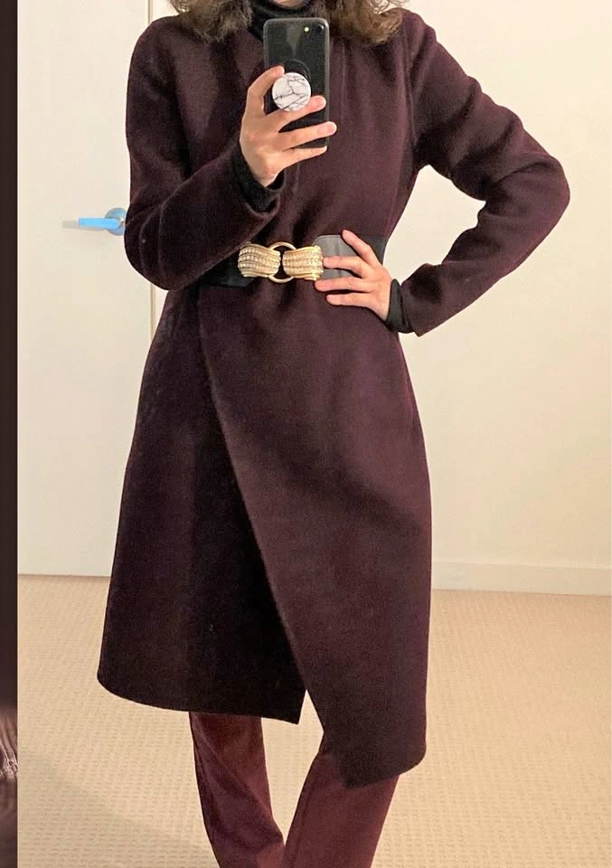 LINE The Label Mara 100% Wool Wrap Coat Or Meghan Coat