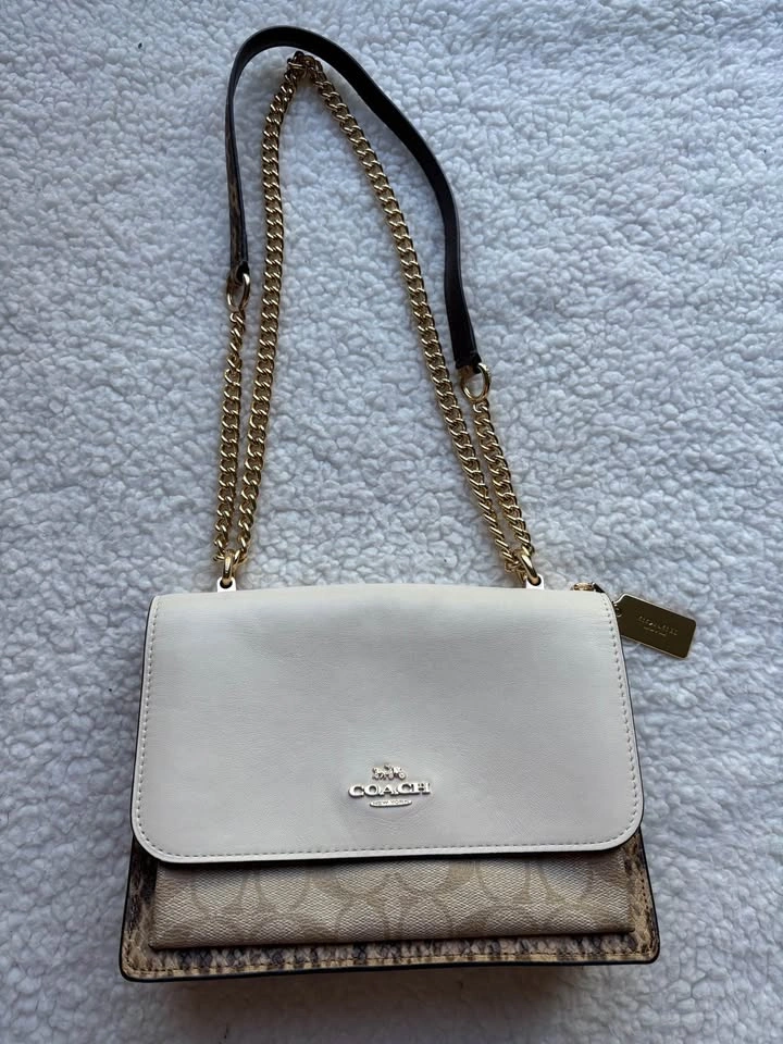 Coach Cream/Beige Monogram Klare Small Crossbody /Shoulder Bag - photo 2