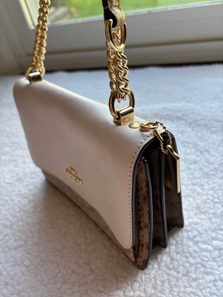 Coach Cream/Beige Monogram Klare Small Crossbody /Shoulder Bag - photo 5