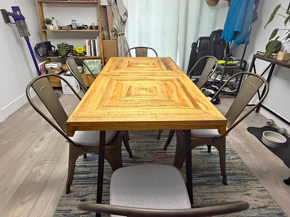 Teak wood dining room set